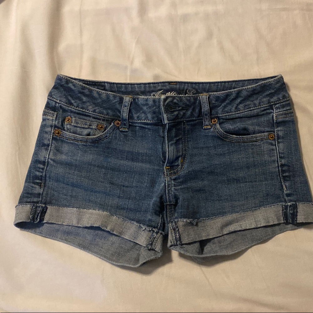 Blue Denim Women's Shorts